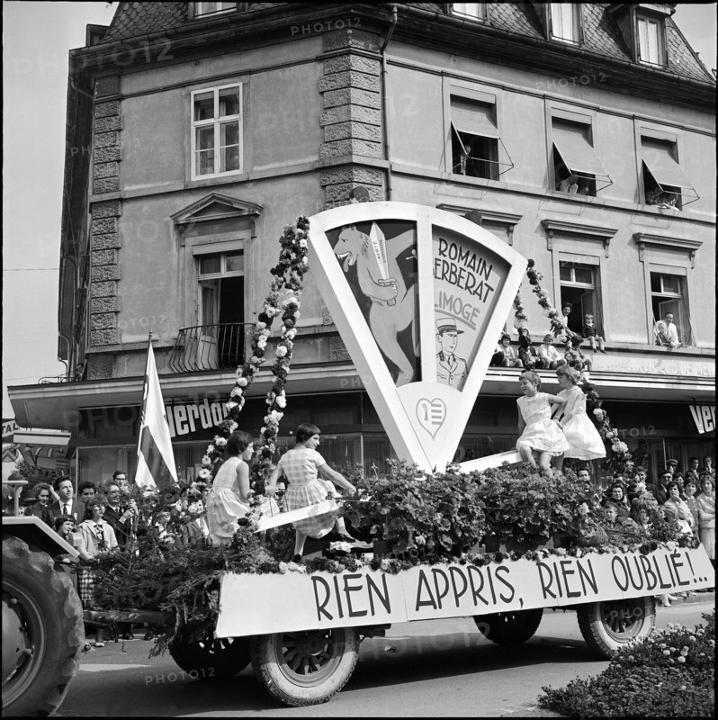 16th festival of the Jura in Delemont, 1963.