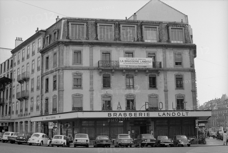 Geneva: Brasserie Landolt before finally closure; 1969.
