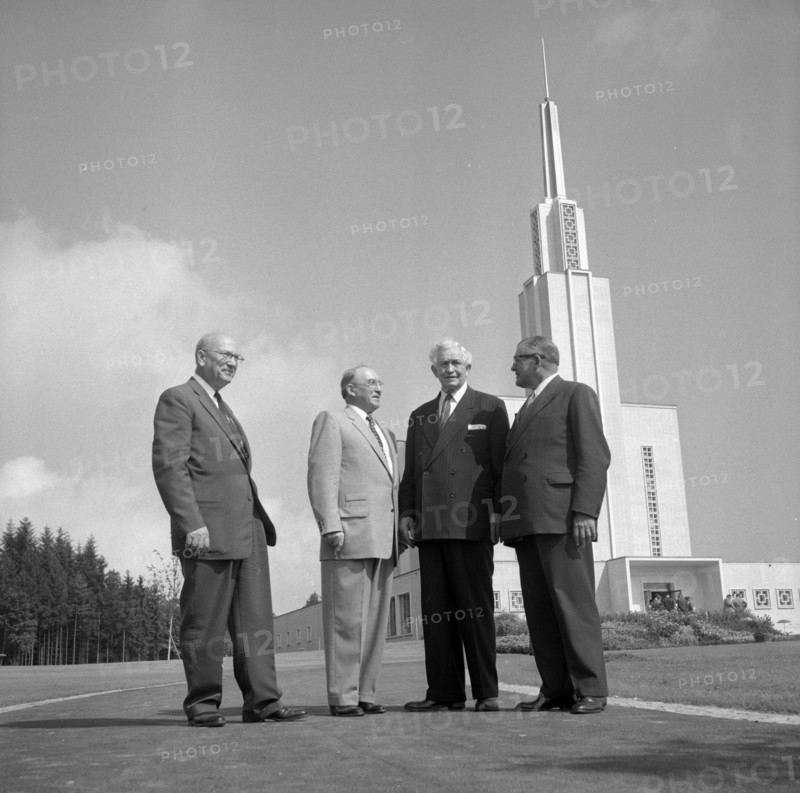 Otto Steiger with David McKay, 1955.