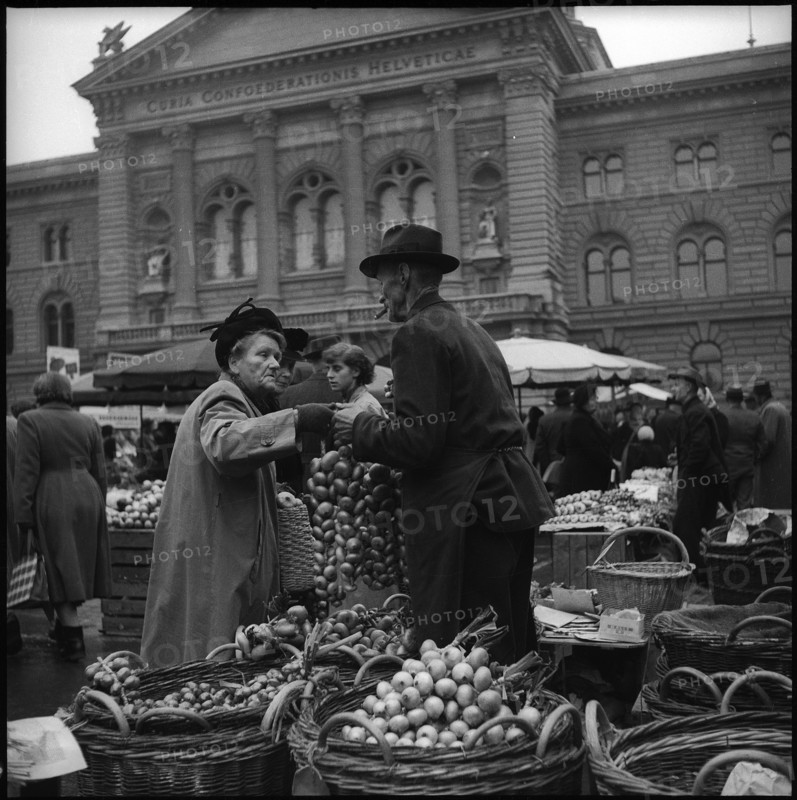 Zibelemarit, Bern 1952.