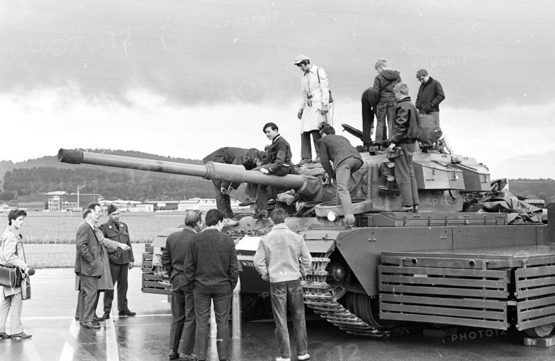 Army exhibition in Emmen, Switzerland 1969.