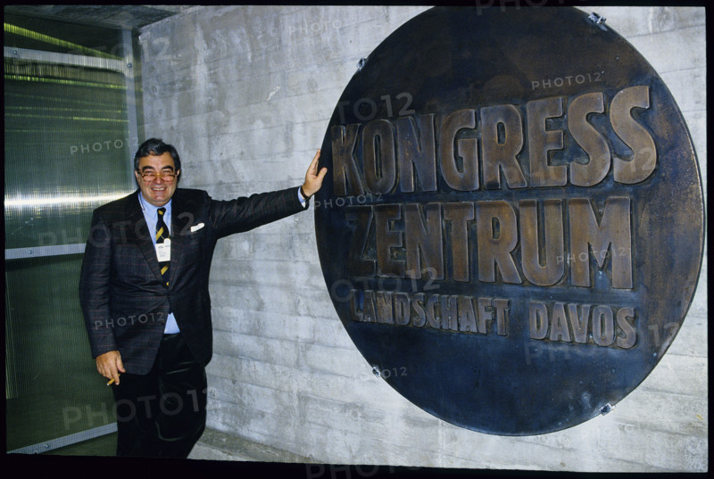 Moritz Suter at the WEF in Davos, 1992.