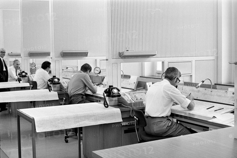 SBB new automatic train protection, ATP, control; Lucerne 1969.