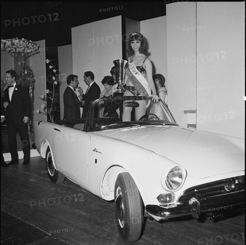 Election of Miss Switzerland 1966: Hedy Frick.