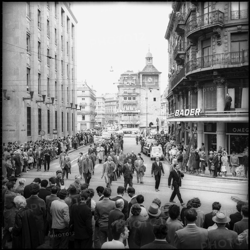 May Day demonstration in Geneva 1961.