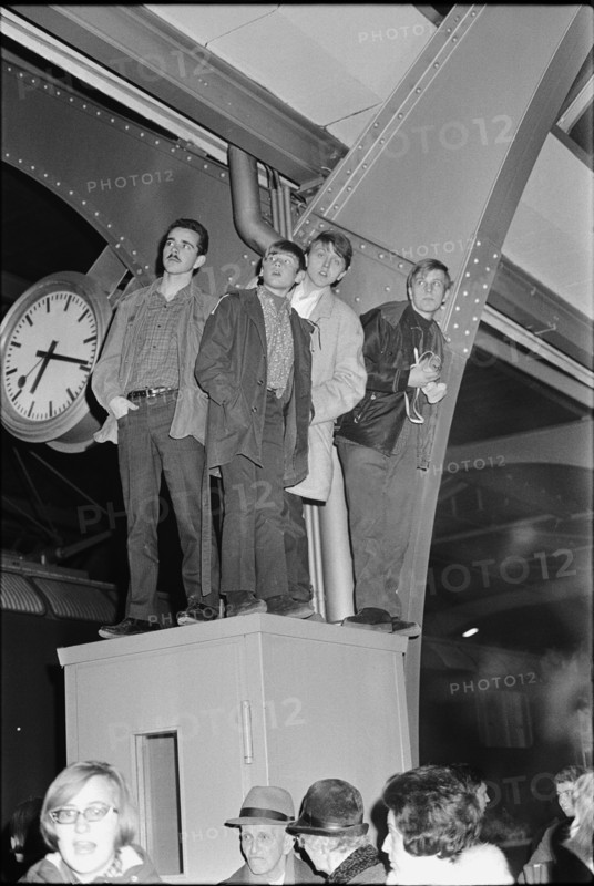 Grenoble 1968: Reception of the athletes in Zurich.