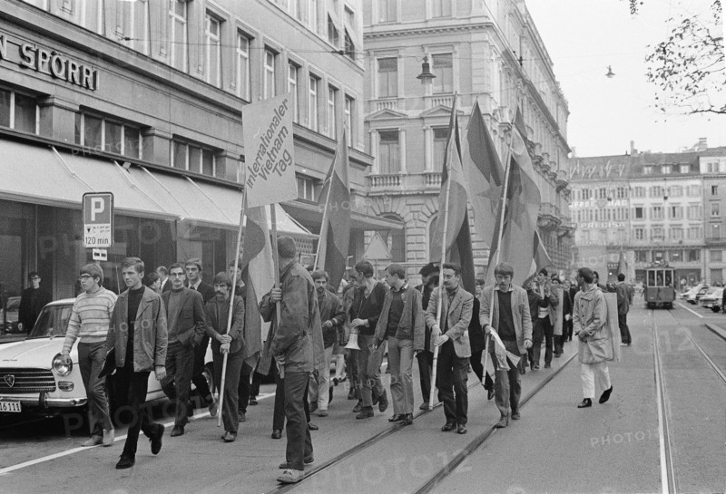 Protest against war in Vietnam.