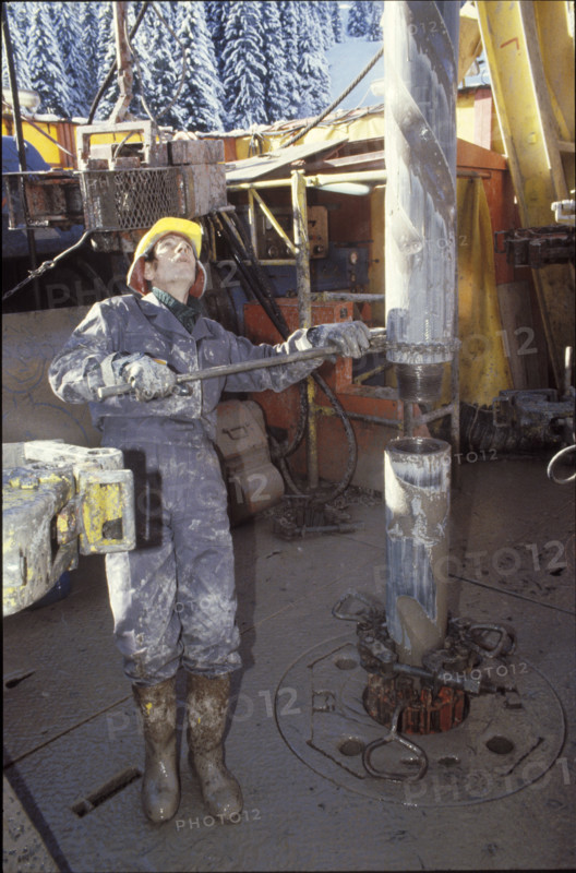 Oil drilling site Finsterwald.
