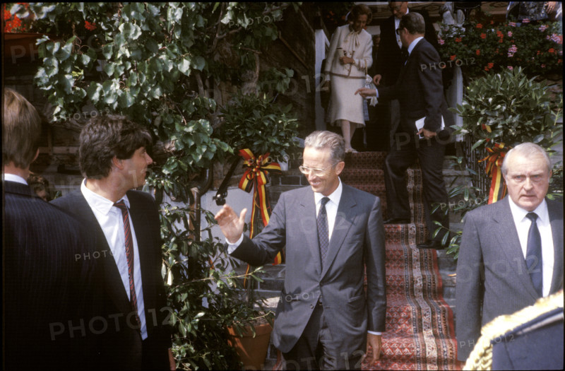 King Baudouin of Belgium 1985.