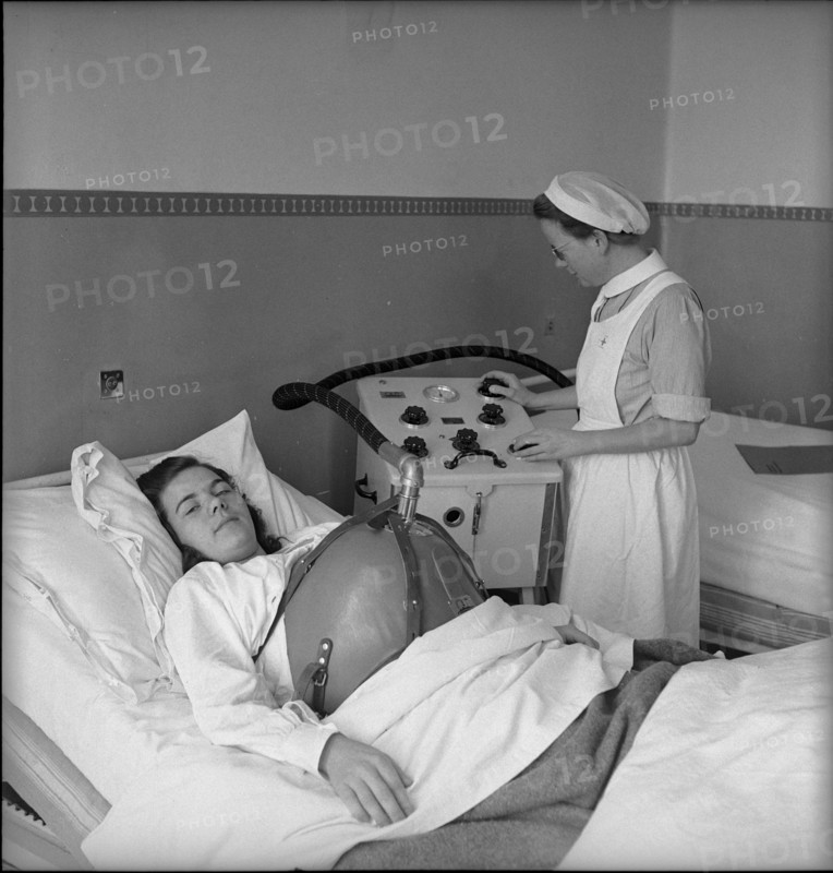 Iron lung, Neuchatel 1946.