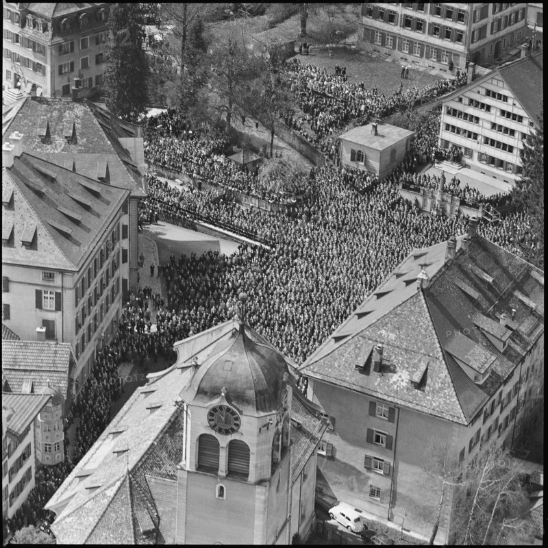 Trogen: Ausserrhoden voter's meeting 1964.