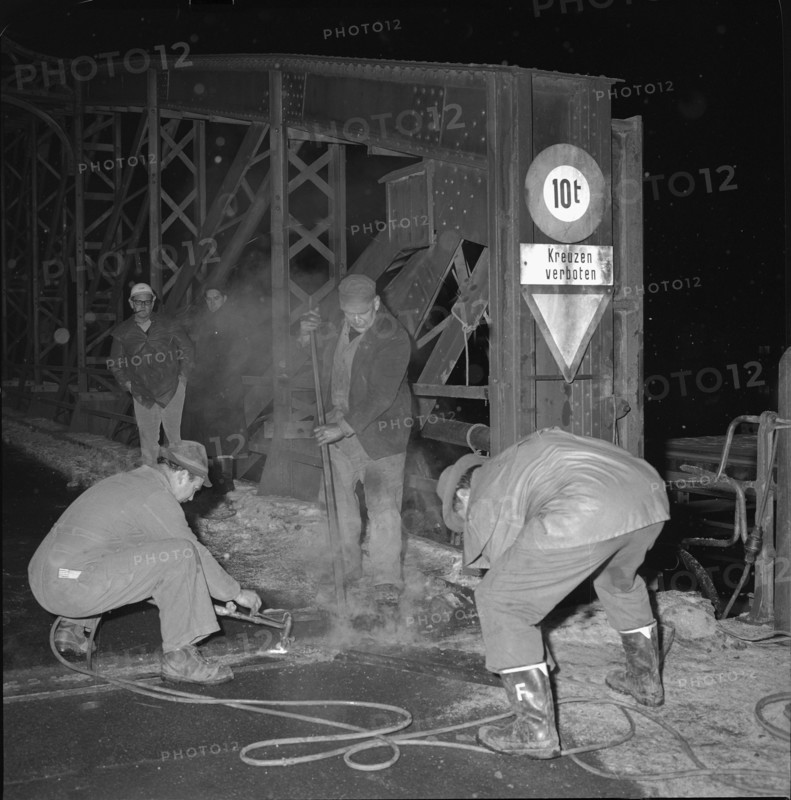 Displacement of Winznau bridge; 1965.