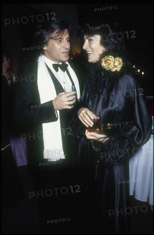 Irene Papas in Gstaad, new year 1980.