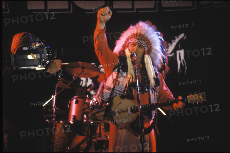 Angy Burri in concert.