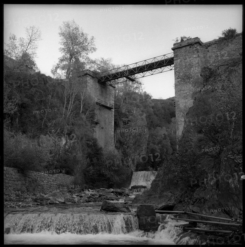 Napoleon's bridge near Brig; 1956.