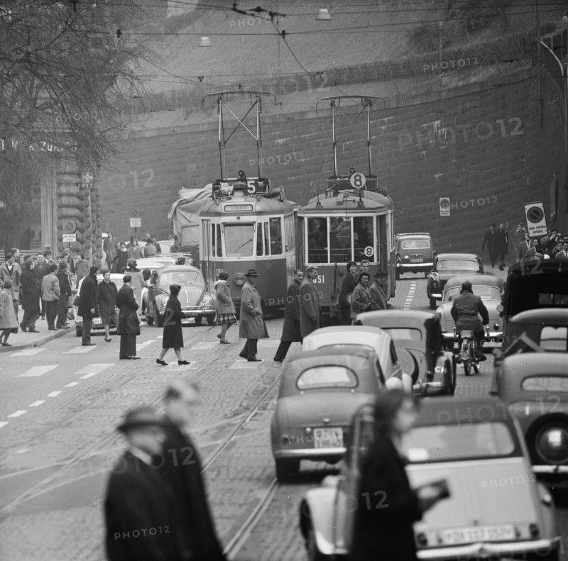 Traffic on the Rämistrasse, 1961