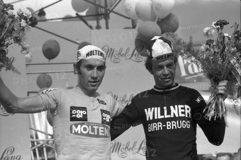 Tour de Suisse 1974: Winners Eddy Merckx and Louis Pfenninger