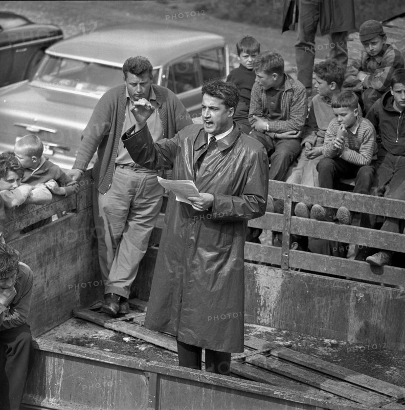 Vines was in Valais: speech at protest rally, 1961
