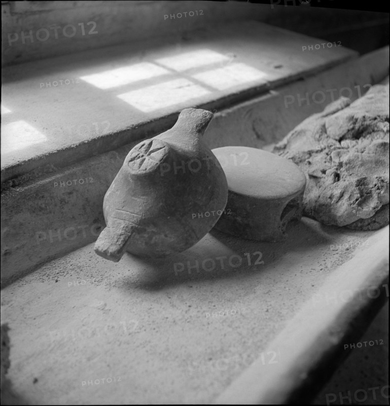 Baking bread in St. Luc, Valais, in 1941