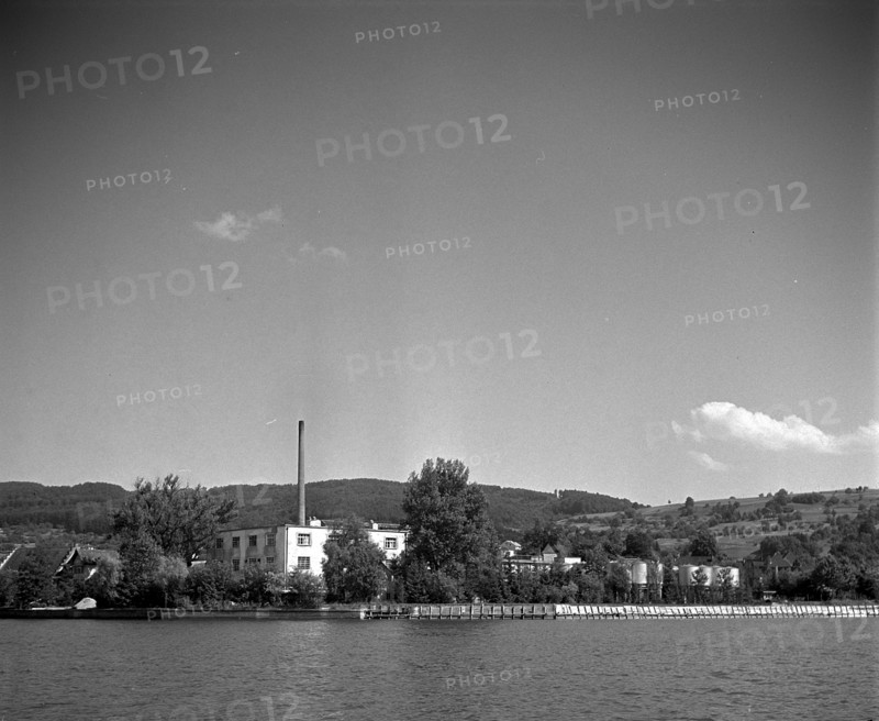 Rayon factory in Steckborn, 1947