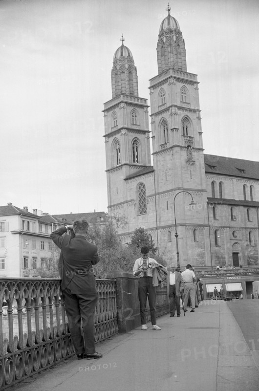 Tourists in Zurich, 1962