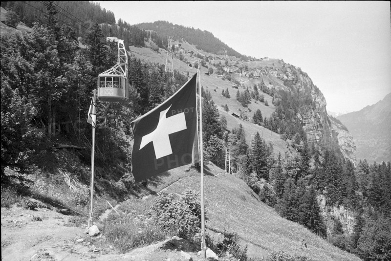 Schilthorn cable car, 1965