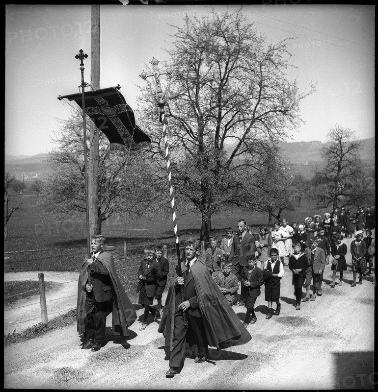 St. George procession in Kaltbrunn, 1940