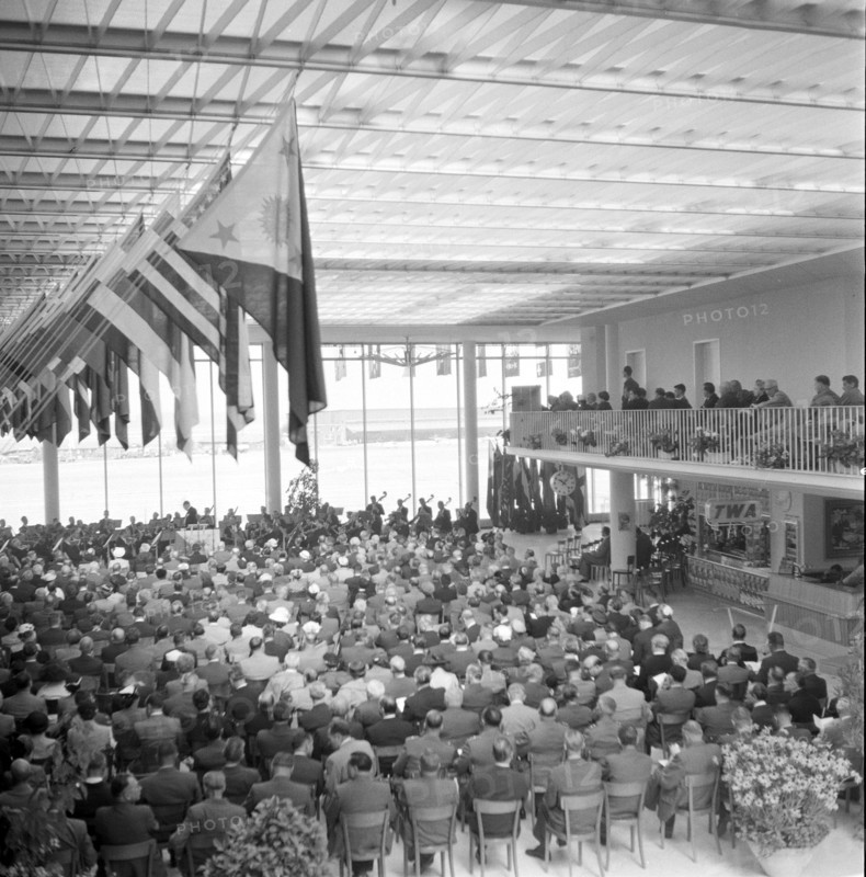 Official opening at Zurich-Kloten airport 1953