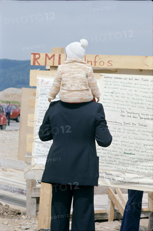 sympathizers visiting the squatter village