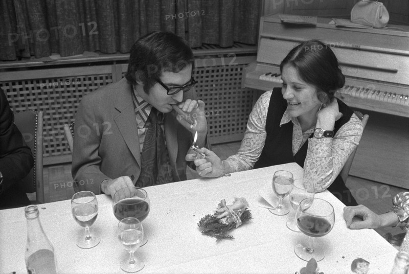 Ringier Picture Service: company festivity, Fibo German, 1971