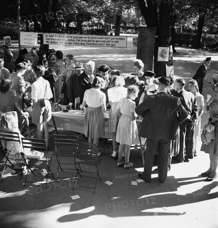 Charity Market for the Pestalozzi Children's Village 1946