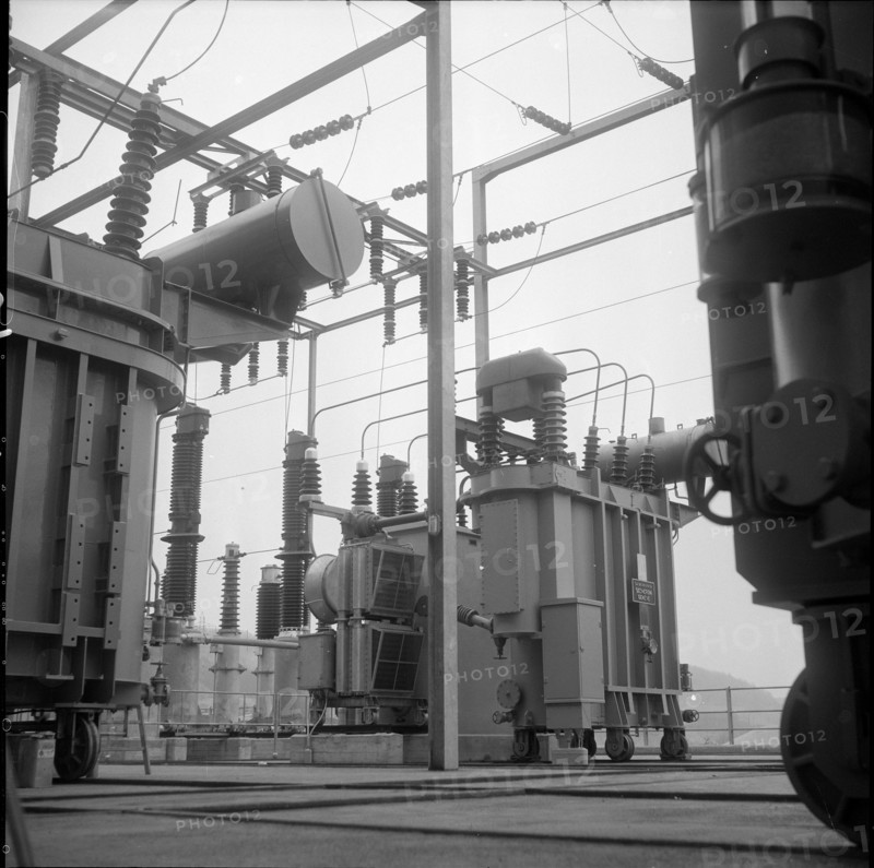 Transformer station, Wildegg-Brugg power station 1952