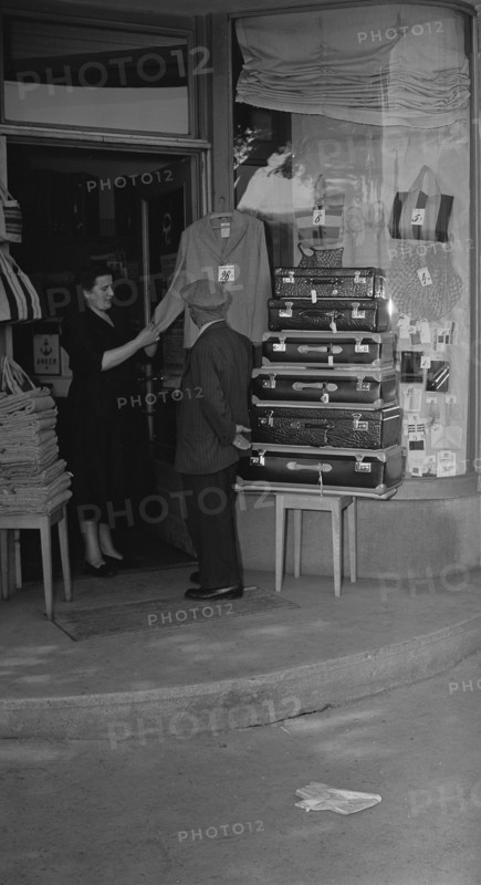 Scene from the Langstrasse in Zurich 1949