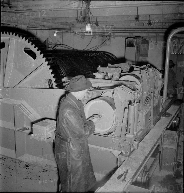 Les Clées underground power station 1954