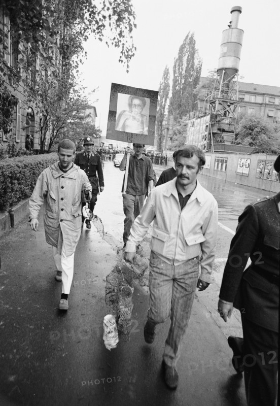 Protest against use of napalm bombs; was in Vietnam