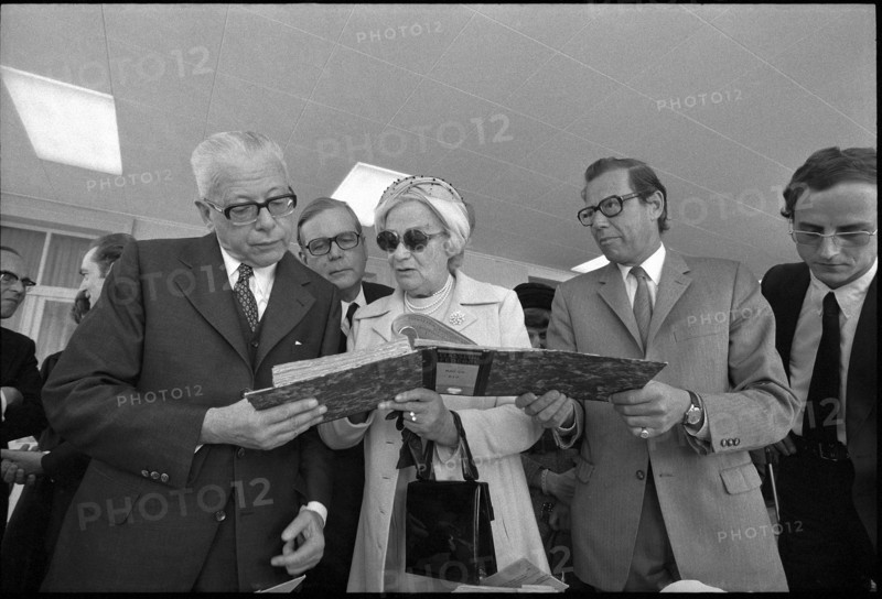 Gustav Heinemann in Switzerland, 1972
