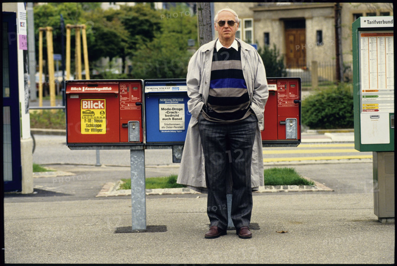 Helmut Hubacher, Socialist Party president and member of the National Council, 1990