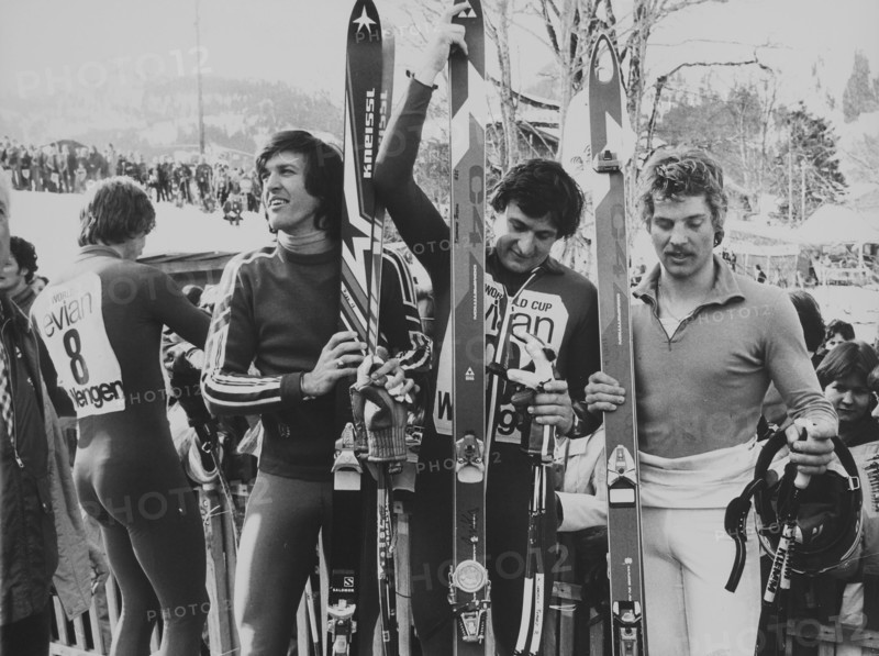 Ski World Cup in Wengen 1977: Russi, Klammer, Ferstl