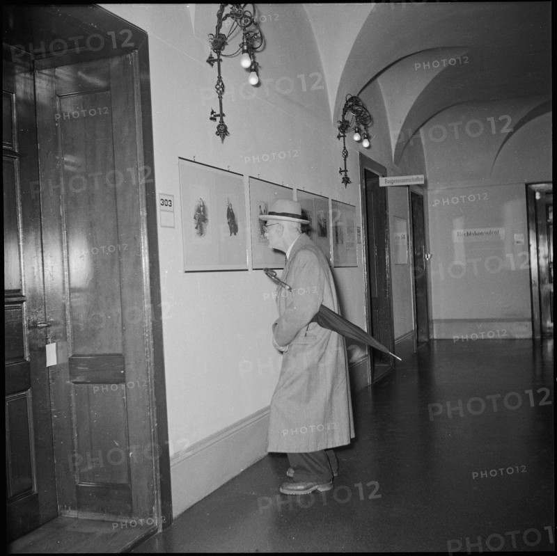 Exhibition of art in the town hall of Zurich 1953