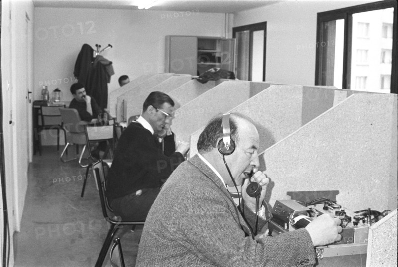 Olympic Games in Grenoble 1968: Press center