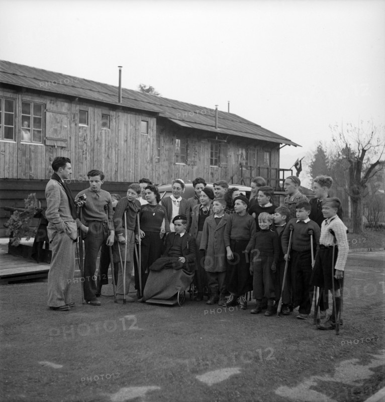 Disabled children, 1945