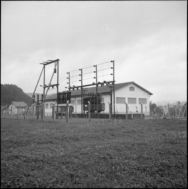 EKZ transformer station Saland 1951