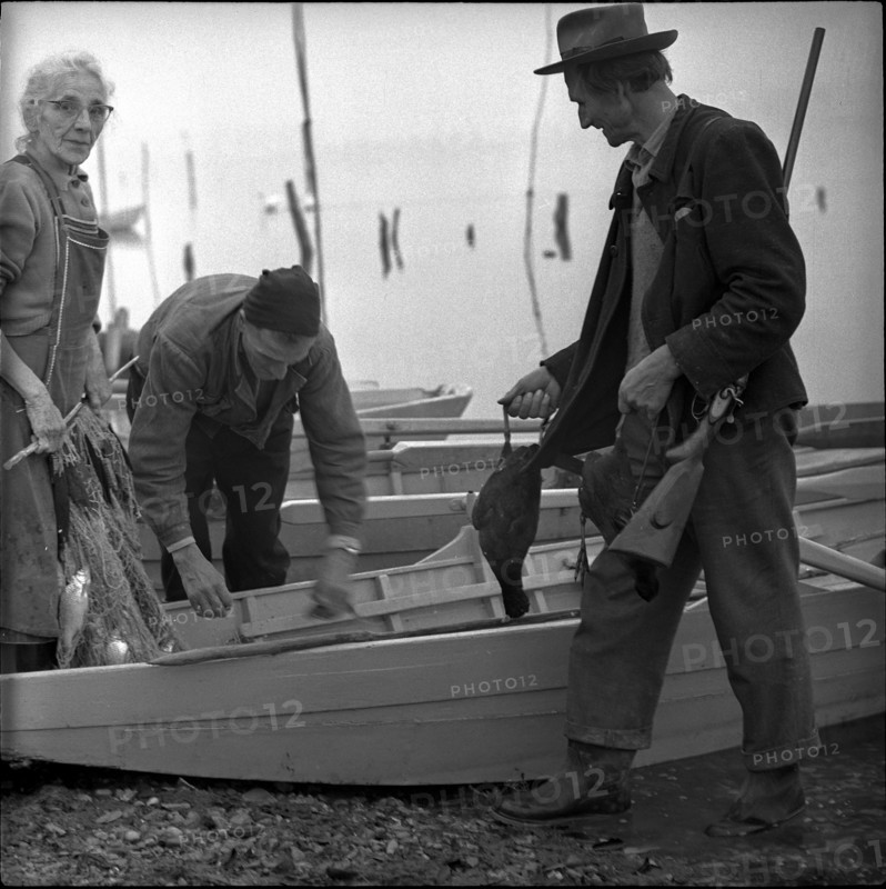 Hunting coots at the Untersee, 1964