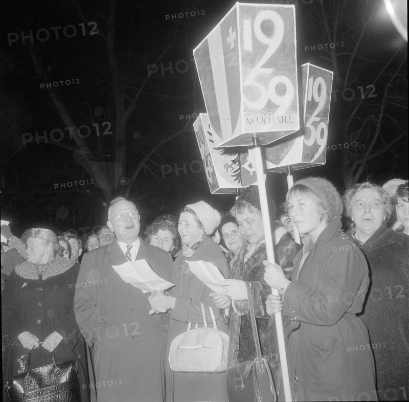 Demonstration on the day of the women's right to vote, 1961