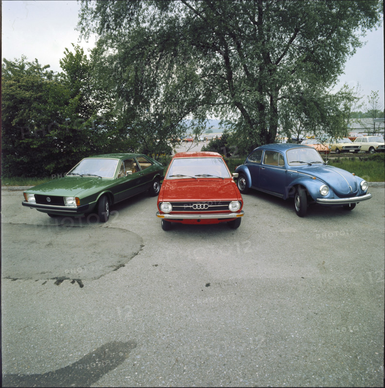 Cars: Scirocco, Audi 80, VW Beetle, 1974