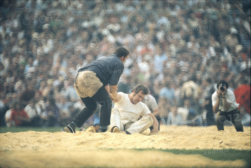 Swiss Federal Wrestling Festival 1974: Final lap Hunsperger vs Uhlmann
