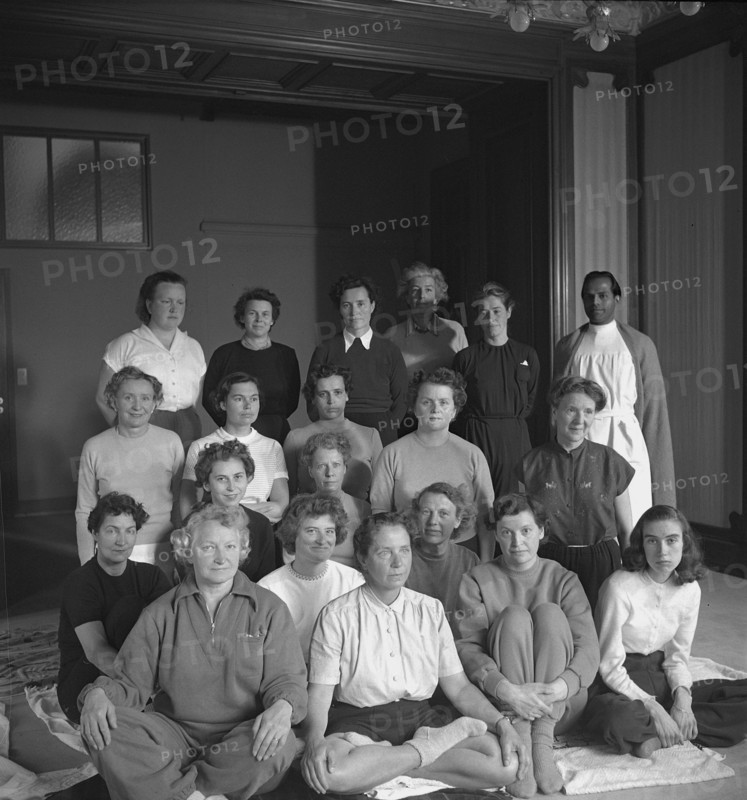 Yoga school in Zurich, 1953