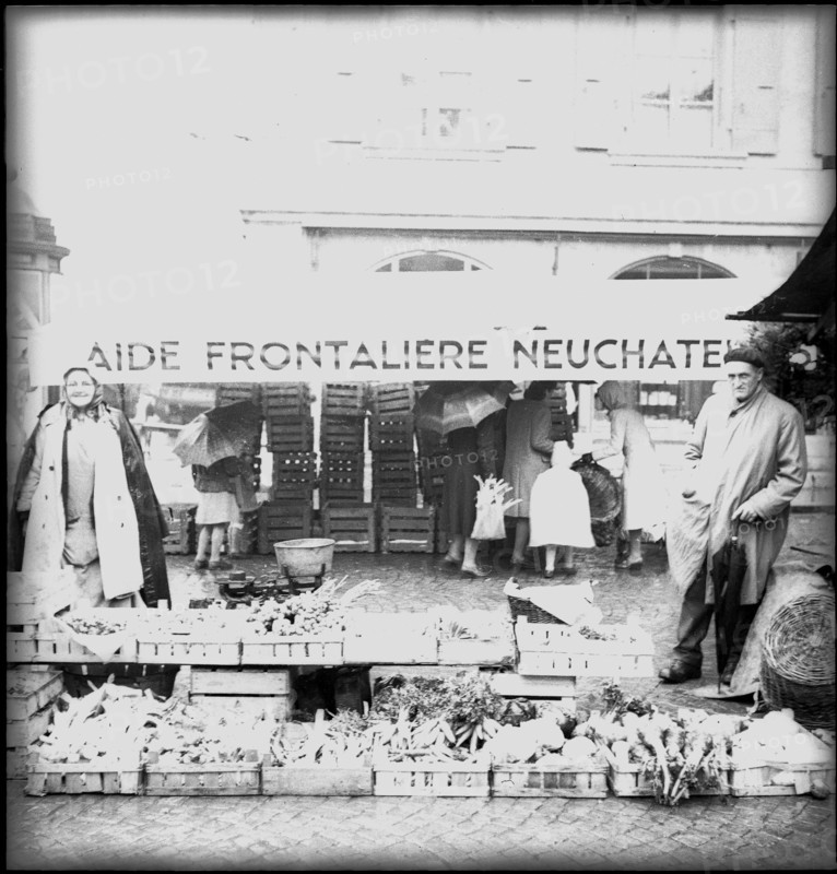 WW 2: relief action for the French Franche-Comte, Neuchatel 1944