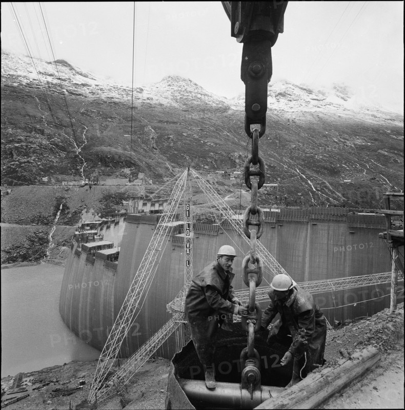 Valle di Leidam: building site around 1960