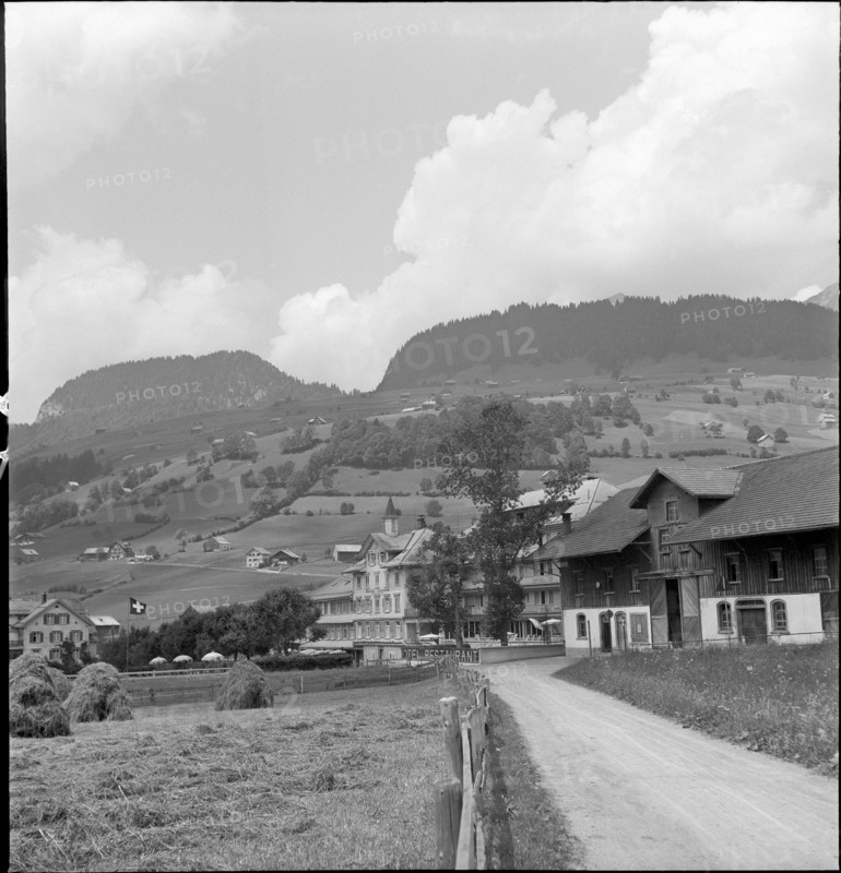 Country road in Unterwasser 1945